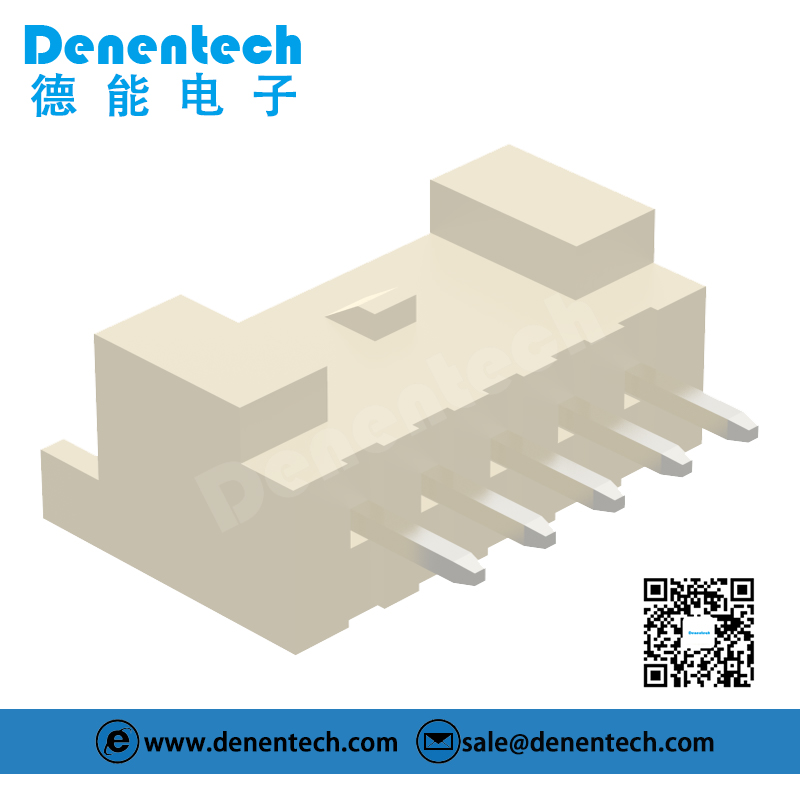 Denentech 2.0MM wafer HY single row straight SMT pcb 2.0mm straight wafer connector with lock-1