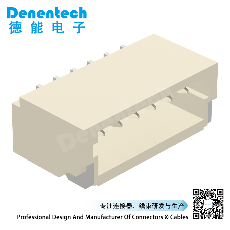 Denentech 1.0MM wafer H3.0MM single row right angle SMT 1.00mm wafer connector header harness for sale