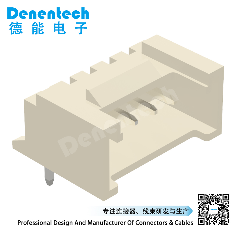 Denentech厂销现货 HY单排90度 2.0mm Wafer 端子胶壳 接插件 针座 连接器