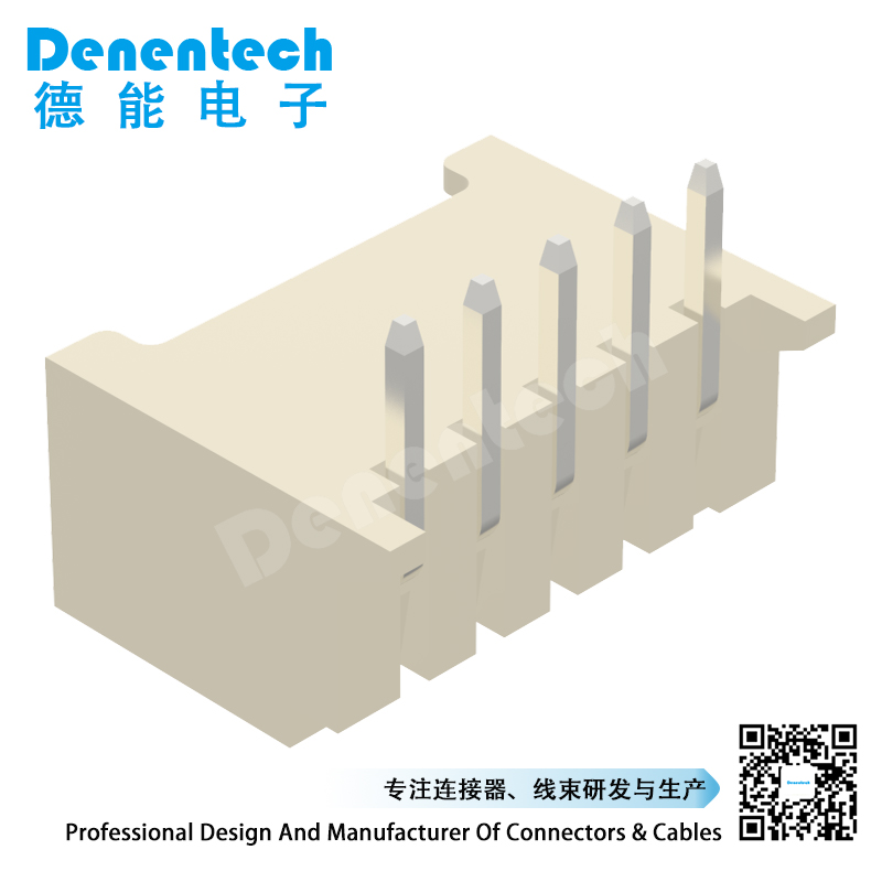 Denentech厂销现货 HY单排90度 2.0mm Wafer 端子胶壳 接插件 针座 连接器