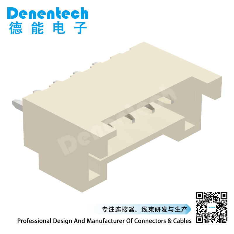 Denentech 2.0MM wafer HY single row straight SMT pcb 2.0mm straight wafer connector with lock-1