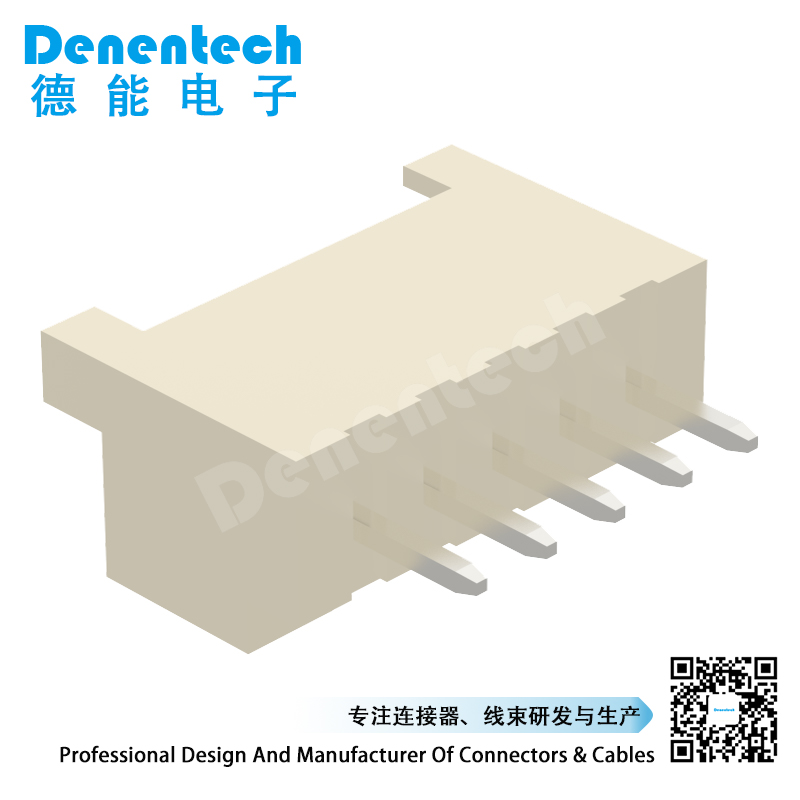 Denentech 2.0MM wafer HY single row straight SMT pcb 2.0mm straight wafer connector with lock-1