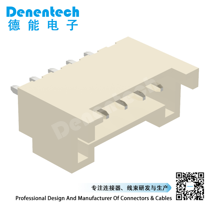 Denentech PEA single row straight 2.0MM smd connector wafer Wire to-Board connector with lock