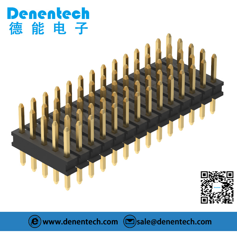 Denentech 2.0 pin header five row straight 5x20 p 2.0mm pitch pin header