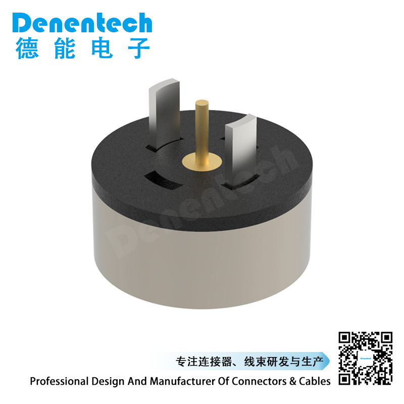 Denentech directly supplied by the factory Round magnetic pogo pin 1P male magnetic power connector