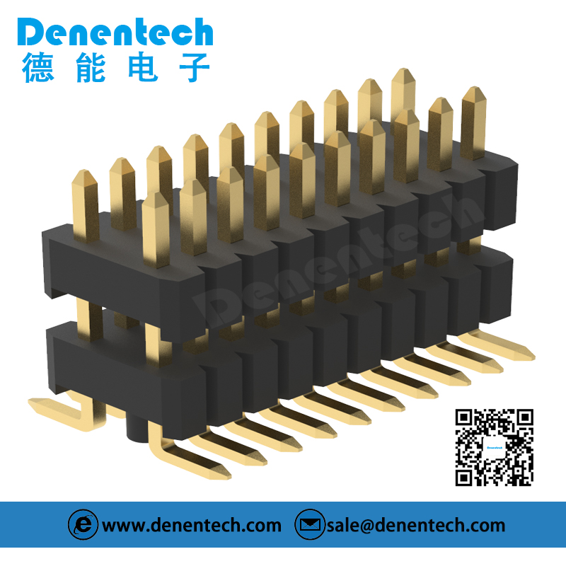 1.27x2.54mm pin header dual row dual plastic straight SMT with peg pitch pin header female dual row smt
