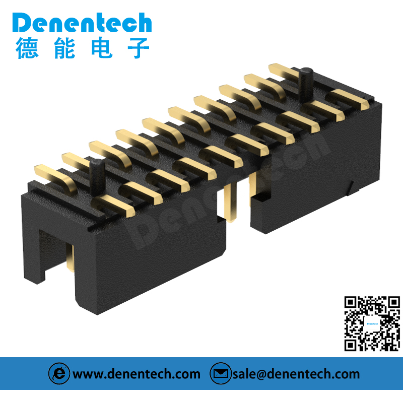 Denentech low price 2.00MM box header H6.05MM dual row SMT