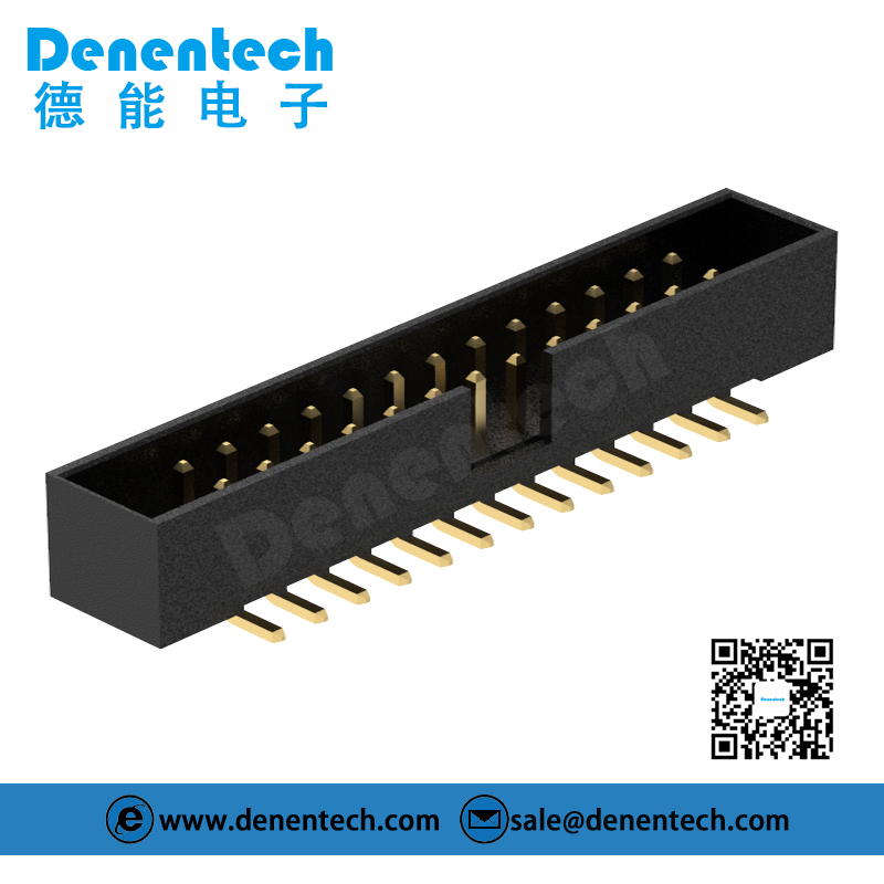 Denentech hot sale 2.00MM H5.6MM dual row straight SMT box header connector